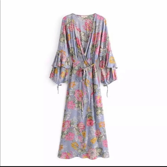 5⭐️ FAV BESTSELLER FLORAL PRINT SUMMER GOWN DRESS - Picture 4 of 8